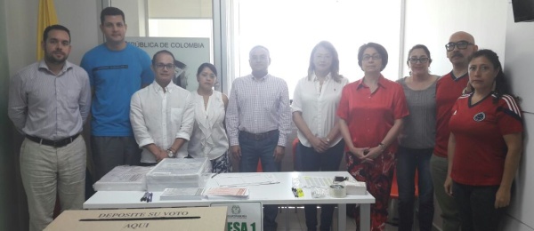 Consulado de Colombia en Tegucigalpa inició jornada final del proceso electoral en el exterior para Congreso y consultas interpartidistas 2018