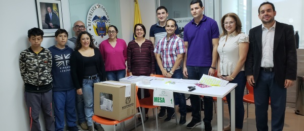 Concluye la jornada electoral en el Consulado de Colombia en Tegucigalpa 