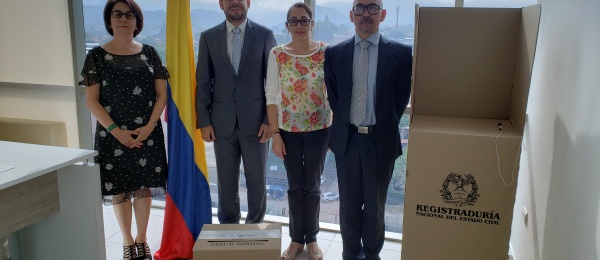 El Consulado de Colombia en Tegucigalpa inició el proceso electoral para Presidente y Vicepresidente de la República, que se realiza del 21 al 27 de mayo de 2018