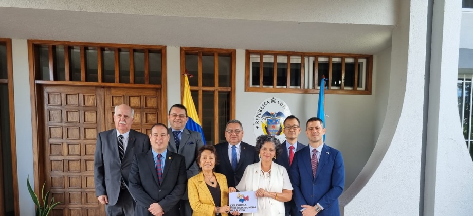 Embajadora de Colombia en Honduras compartió con el cuerpo diplomático las bases del Plan Nacional de Desarrollo 2022-2026