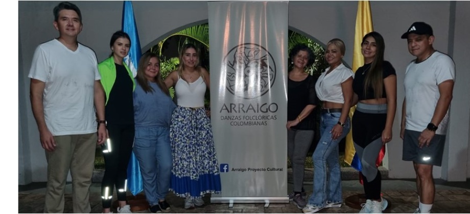 En la sede de la Embajada de Colombia en Honduras se realizó un taller de danzas del Departamento del Tolima